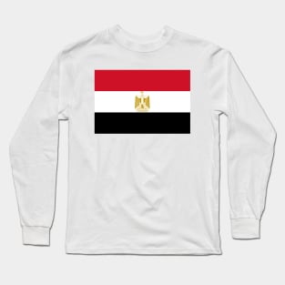 Flag of Egypt Long Sleeve T-Shirt